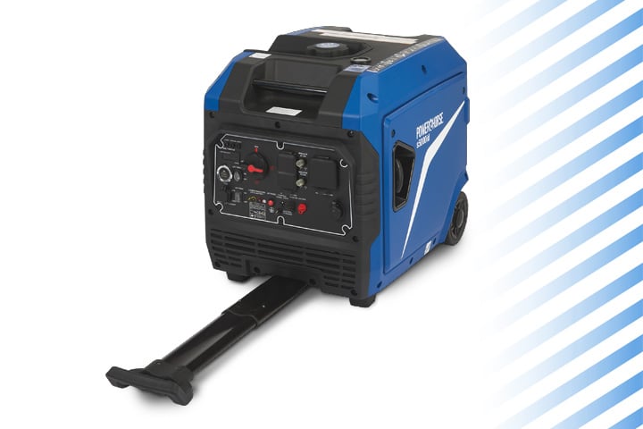 Image of the Powerhorse Portable Tri Fuel Generator with Electric Start.